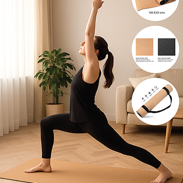 Premium Eco-Friendly Yoga Matt in Cork