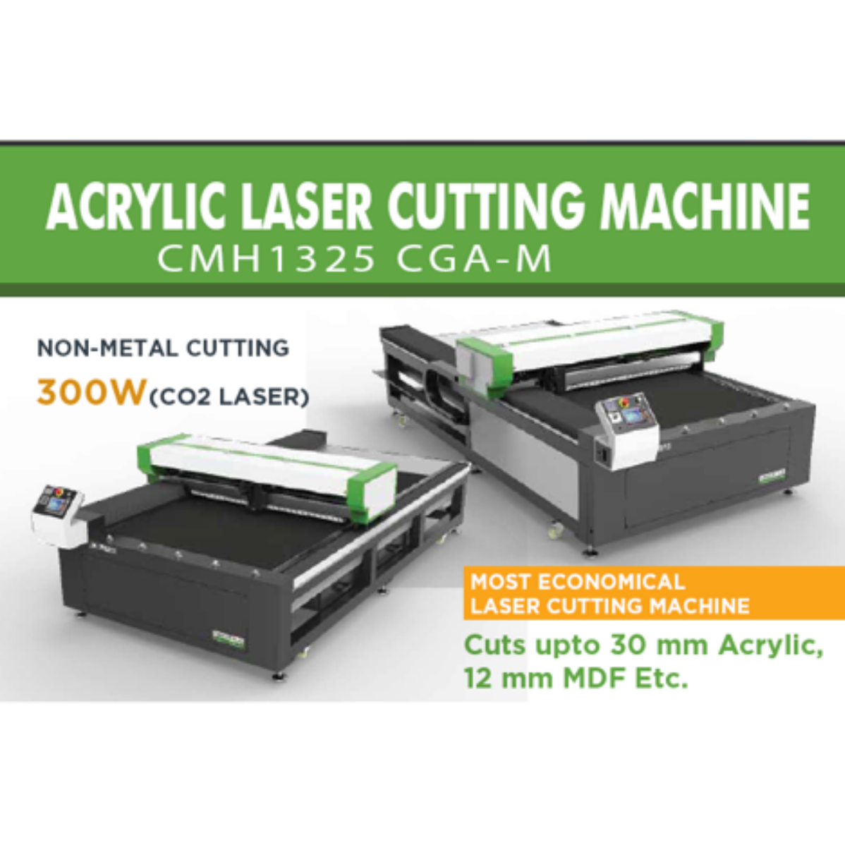 CMH1325 CGA-M ACRYLIC LASER MACHINE 300W