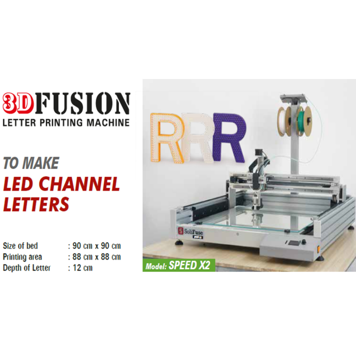 3D FUSION LETTER PRINTING MACHINE