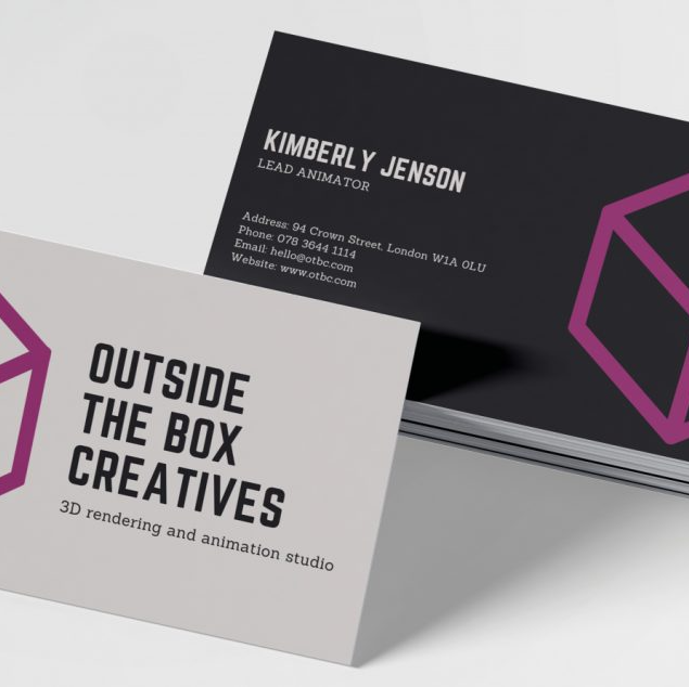 350 GSM Paper Matt Lamination BUSINESS CARDS