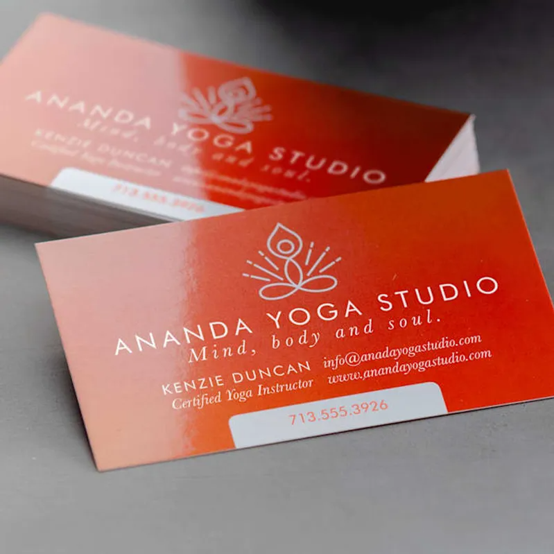 400 GSM Paper Glossy Lamination Business Card
